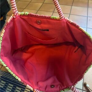 Striped Multicolor Tote Bag